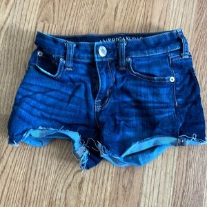 American Eagle jean shorts size 0